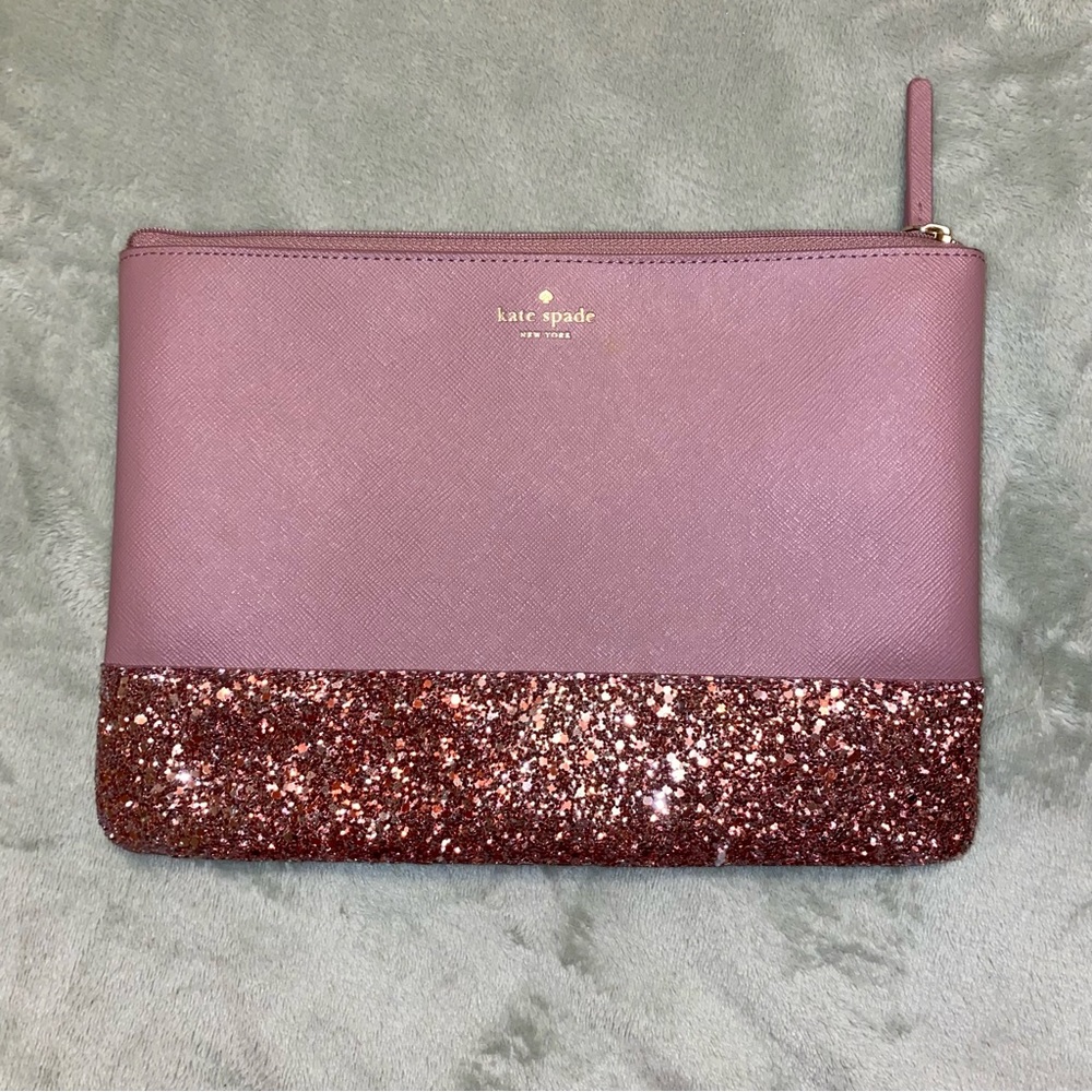 Kate Spade Gia Greta Court Dusty Peony clutch
